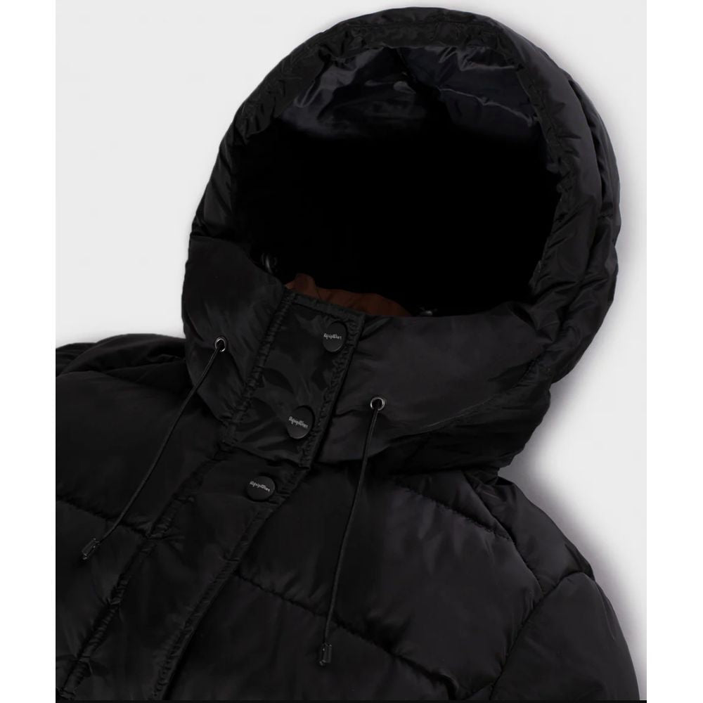 Чорні нейлонові куртки та пальто Refrigiwear