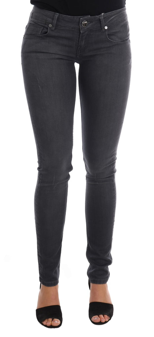 Дизайнерські джинси Acht Sleek Grey Slim-Fit