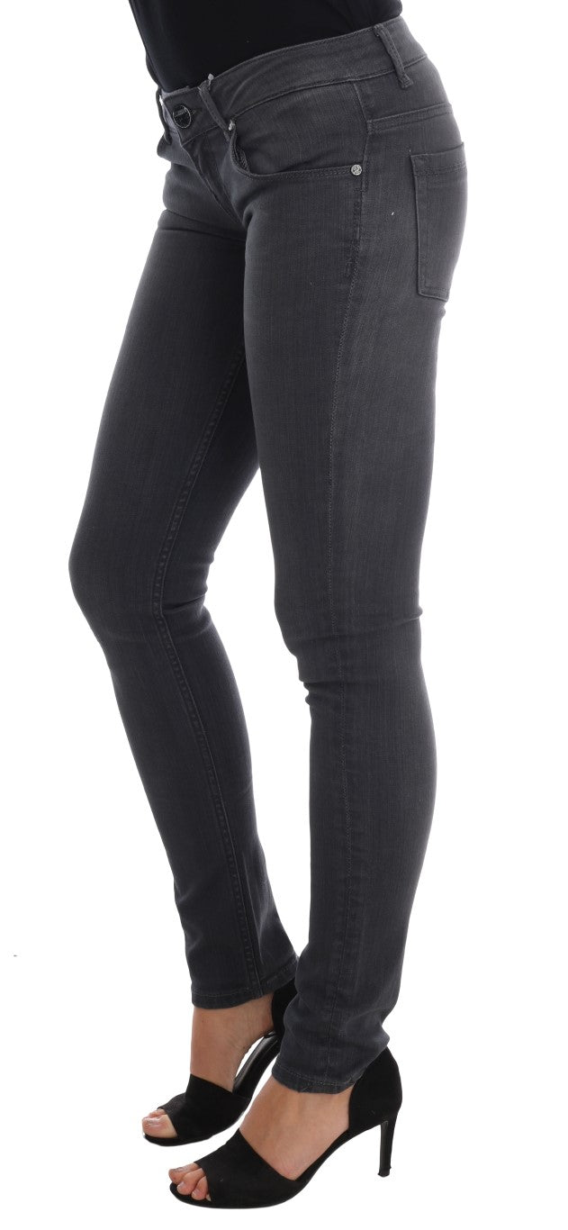 Дизайнерські джинси Acht Sleek Grey Slim-Fit