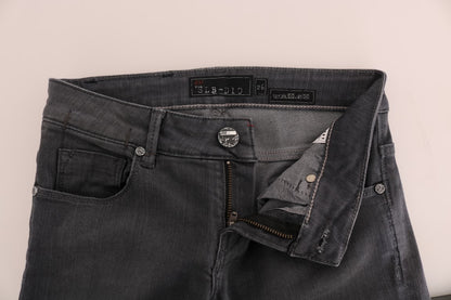 Дизайнерські джинси Acht Sleek Grey Slim-Fit