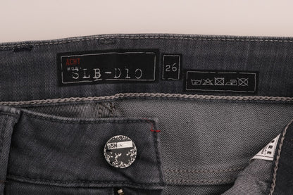 Дизайнерські джинси Acht Sleek Grey Slim-Fit