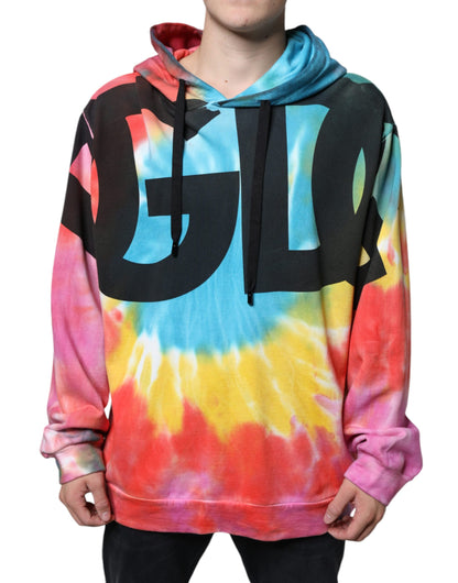 Багатоколірний светр з капюшоном Dolce &amp; Gabbana Tie Dye