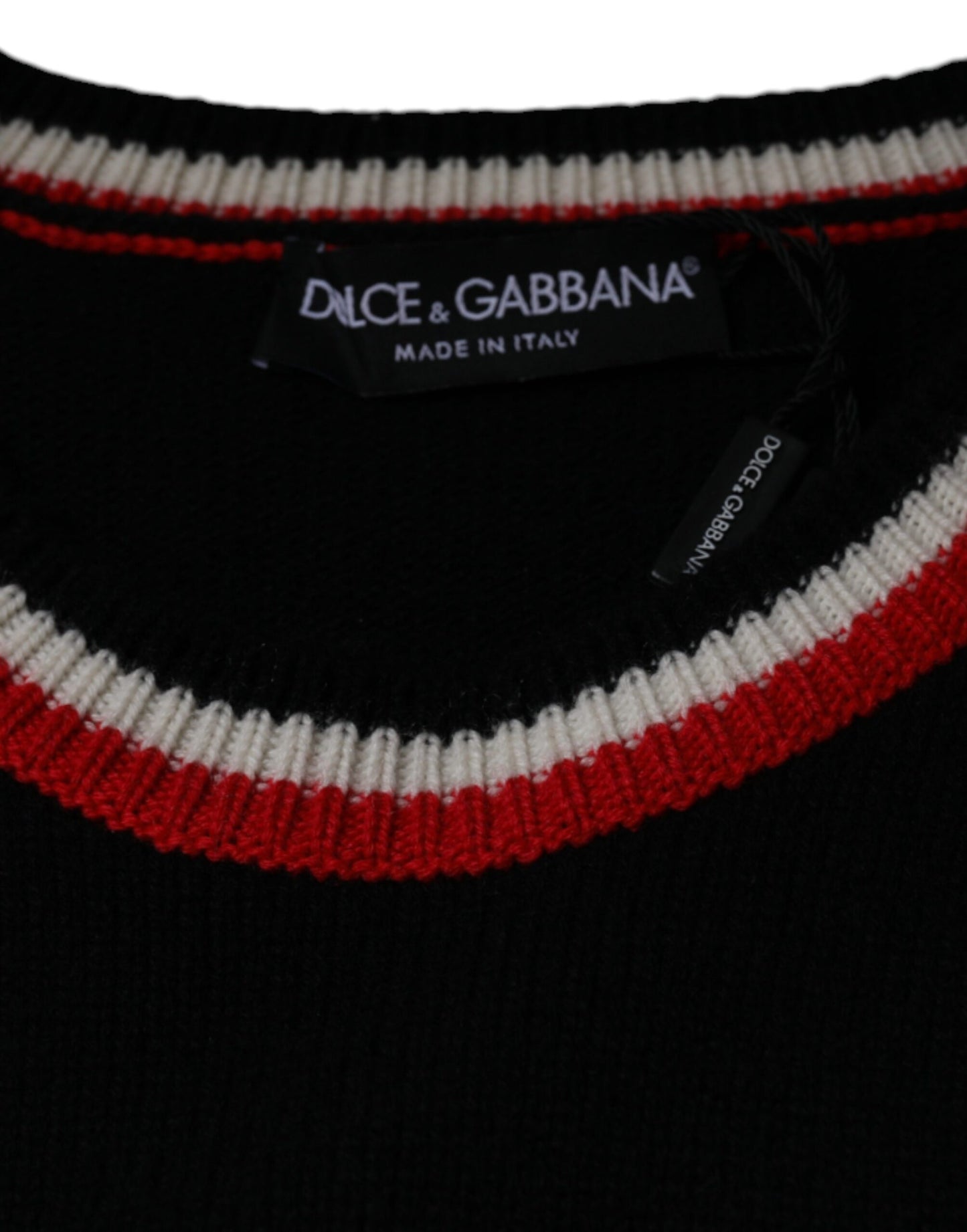 Пуловер Dolce &amp; Gabbana з чорною кашеміровою свинкою року