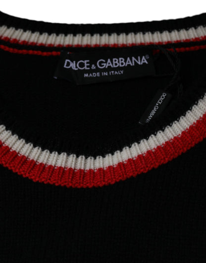 Пуловер Dolce &amp; Gabbana з чорною кашеміровою свинкою року