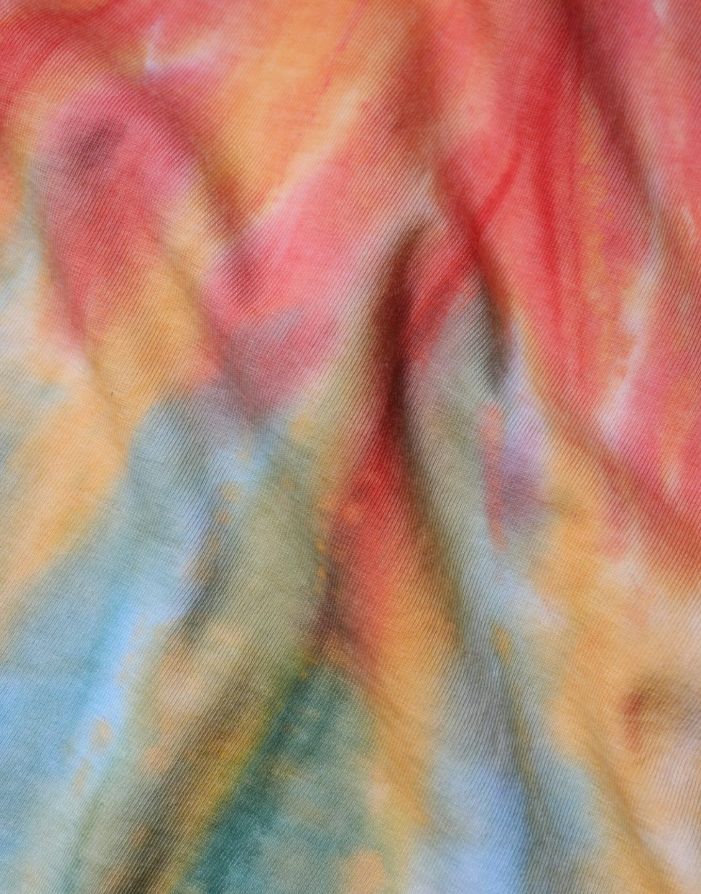 Багатоколірна бавовняна футболка з логотипом Dolce &amp; Gabbana Tie-Dye