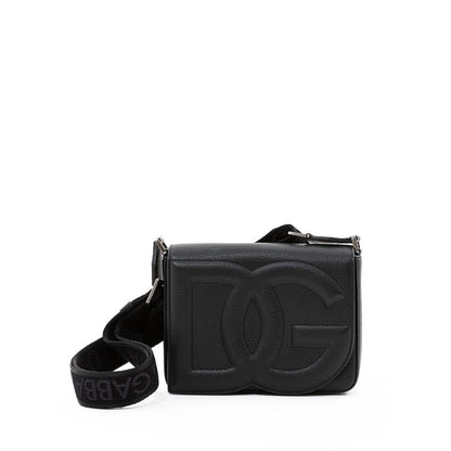 Чорна шкіряна сумка Dolce &amp; Gabbana