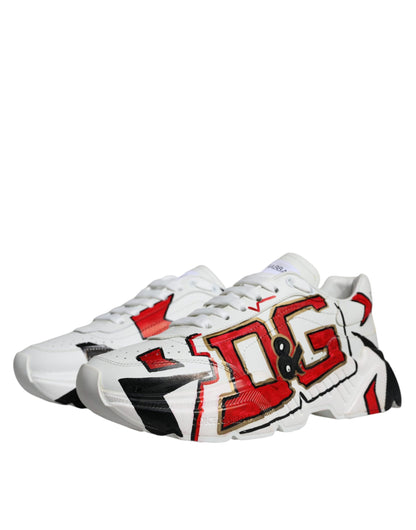 Кросівки Dolce &amp; Gabbana White Daymaster з ручним розписом