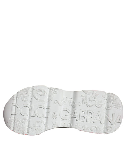 Кросівки Dolce &amp; Gabbana White Daymaster з ручним розписом