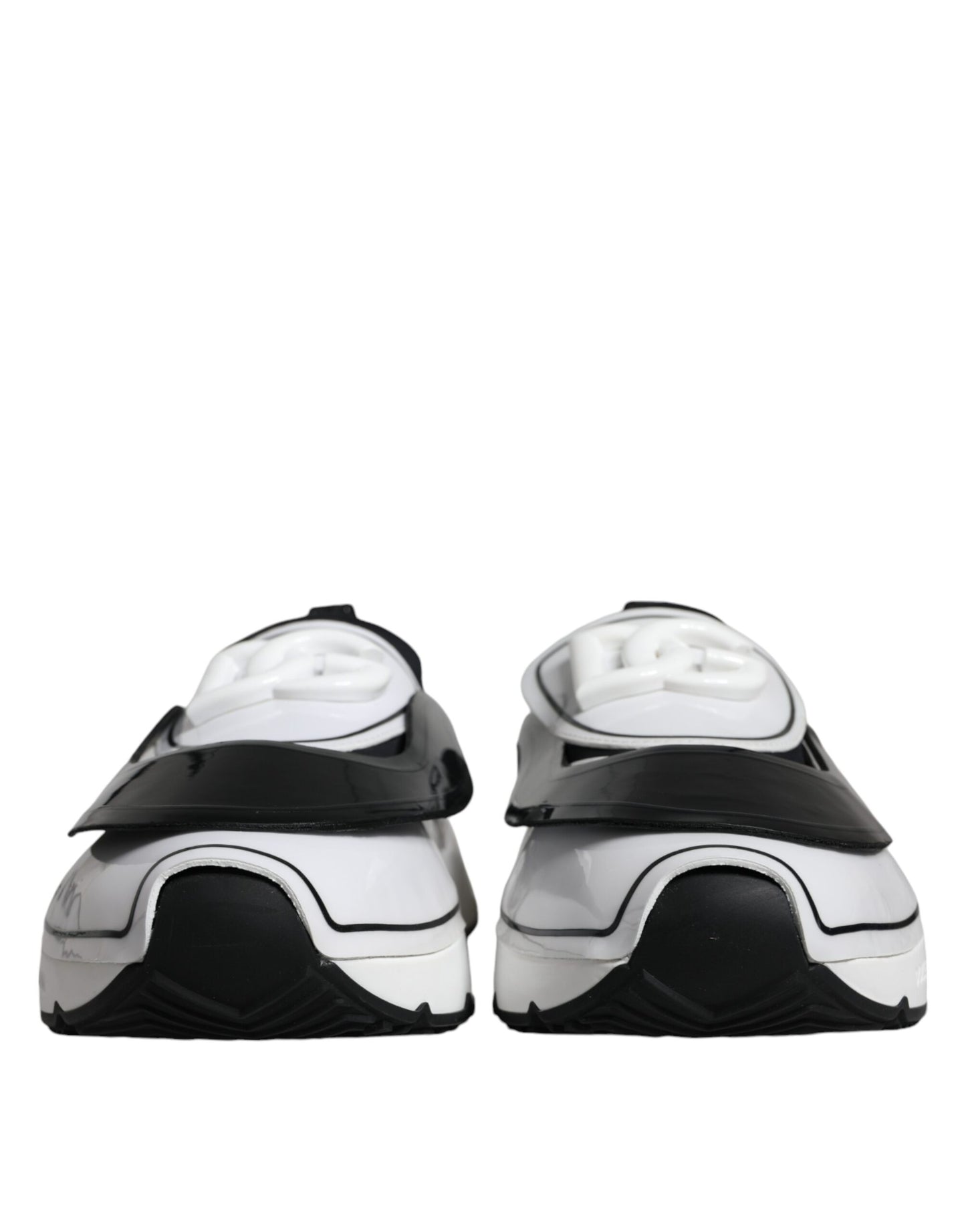 Кросівки Dolce &amp; Gabbana White Black Logo Plaque Daymaster Sneakers