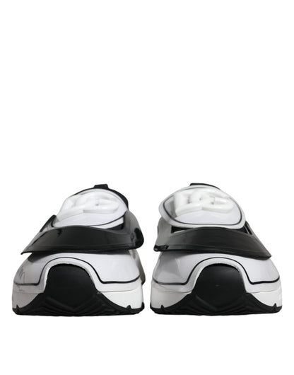 Кросівки Dolce &amp; Gabbana White Black Logo Plaque Daymaster Sneakers
