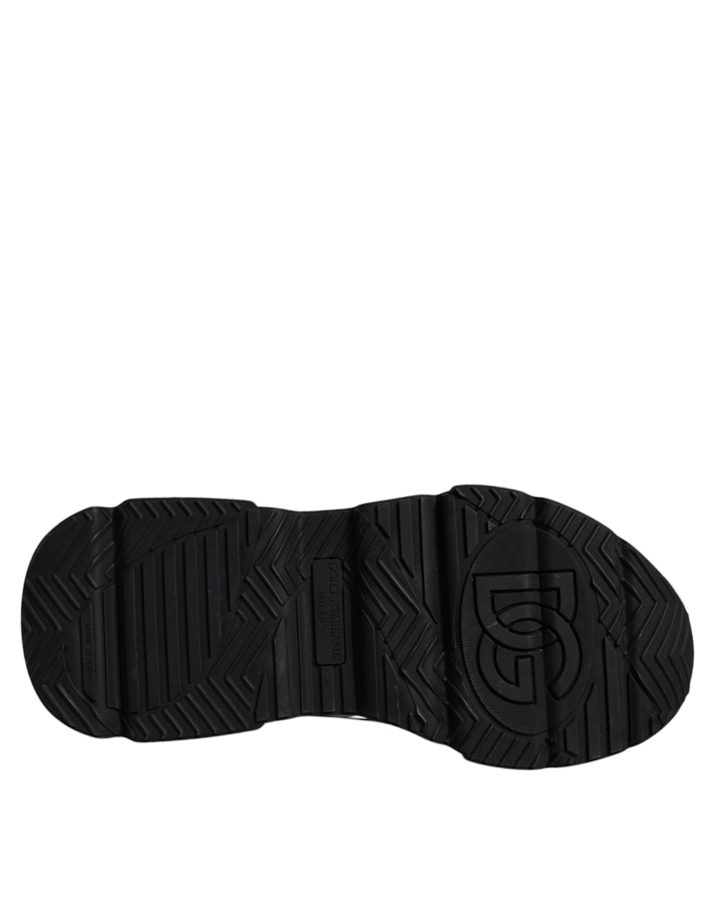 Кросівки Dolce &amp; Gabbana White Black Logo Plaque Daymaster Sneakers