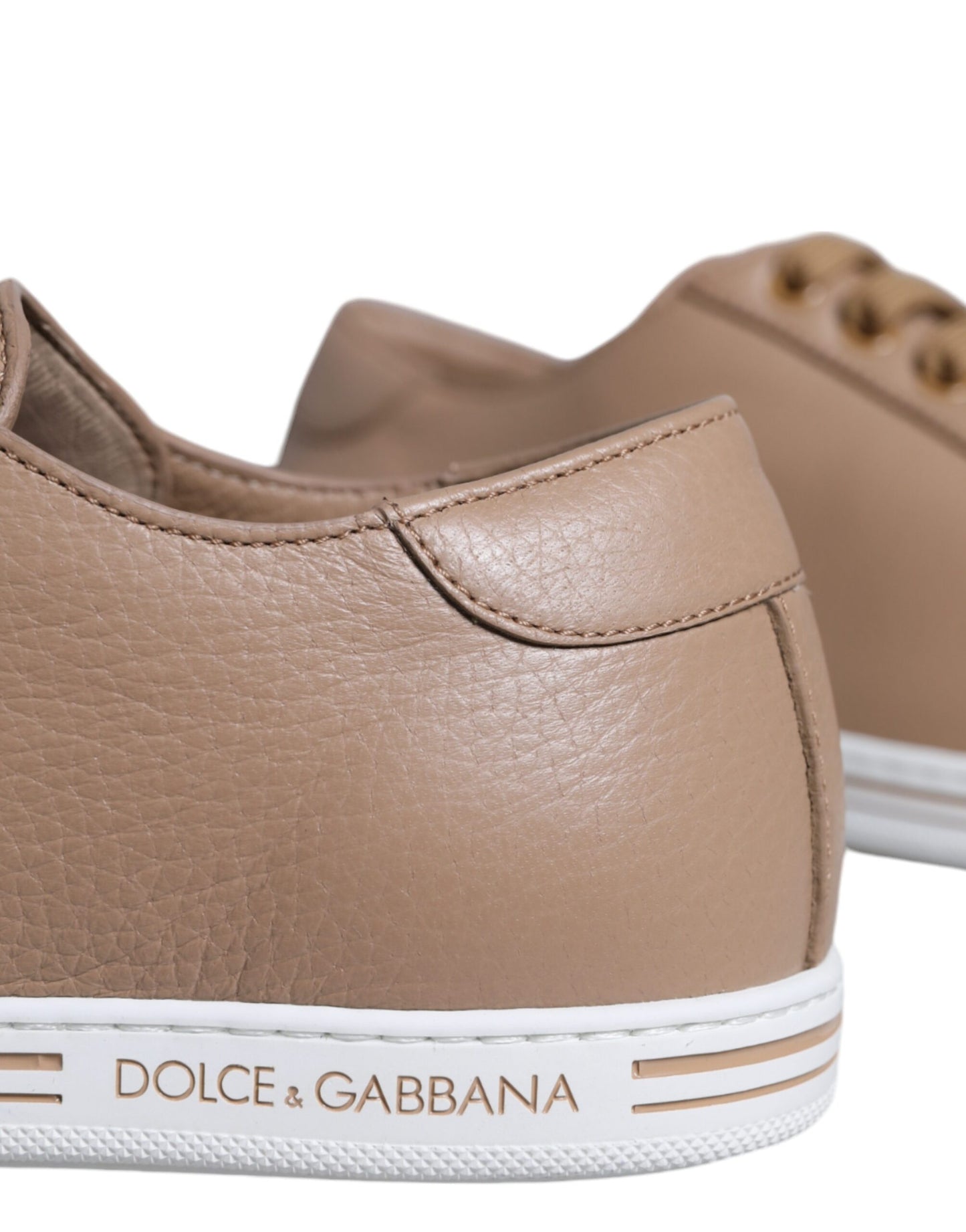 Dolce &amp; Gabbana Коричневі низькі чоловічі кросівки Saint Tropez