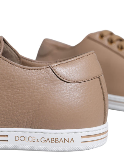 Dolce &amp; Gabbana Коричневі низькі чоловічі кросівки Saint Tropez