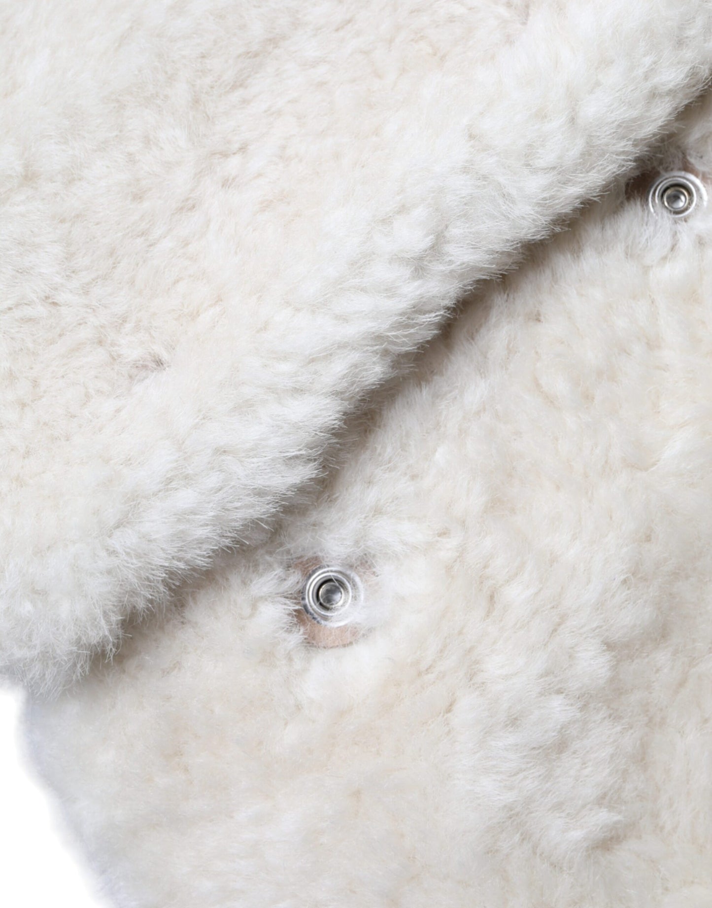 Куртка Burberry White WARRENFORD з дубленої шкіри