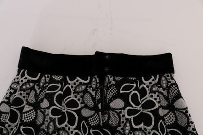 Елегантна мереживна міні-спідниця Dolce &amp; Gabbana з кришталевими деталями