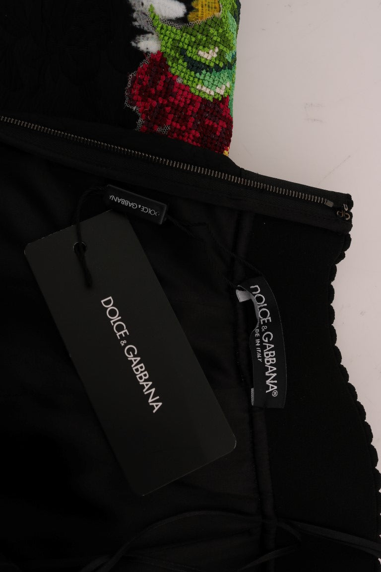 Спідниця А-силуету Dolce &amp; Gabbana з прикрасами до середини гомілки