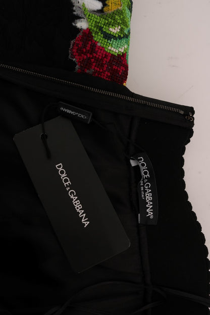 Спідниця А-силуету Dolce &amp; Gabbana з прикрасами до середини гомілки