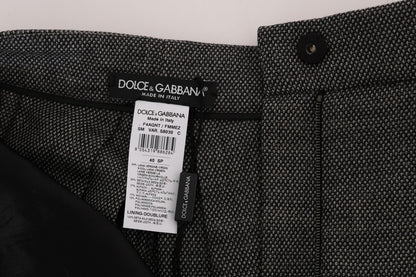 Шикарні вовняні міні-шорти з високою талією Dolce &amp; Gabbana
