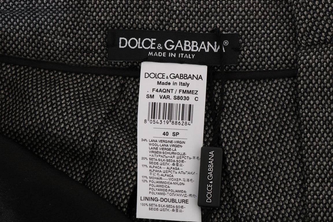 Шикарні вовняні міні-шорти з високою талією Dolce &amp; Gabbana
