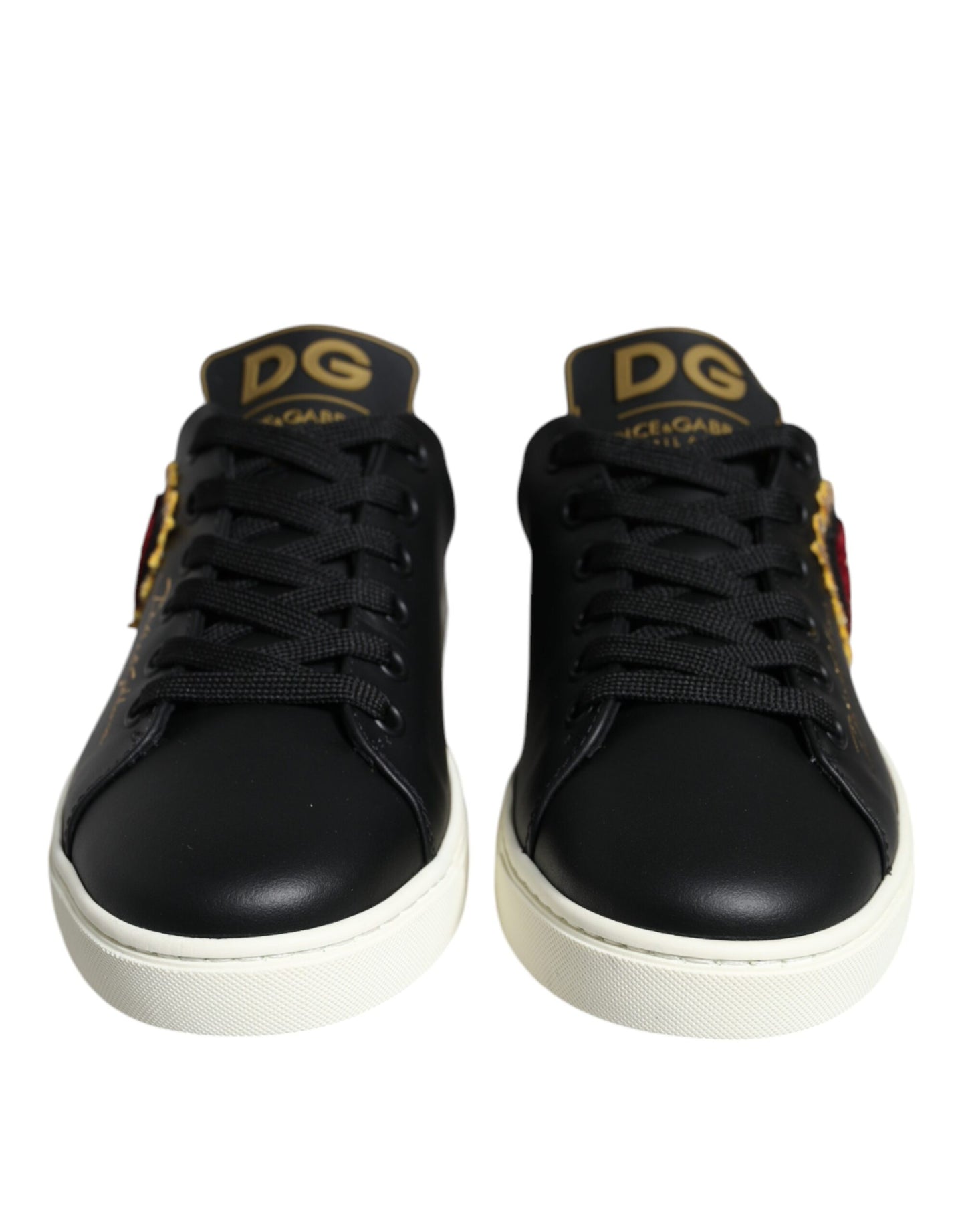 Кросівки Dolce &amp; Gabbana Black Portofino Sacred Heart