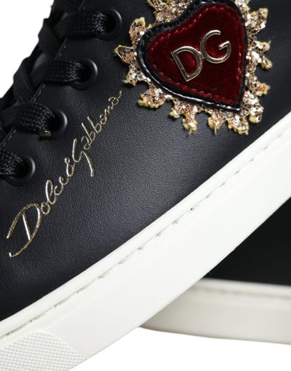 Кросівки Dolce &amp; Gabbana Black Portofino Sacred Heart