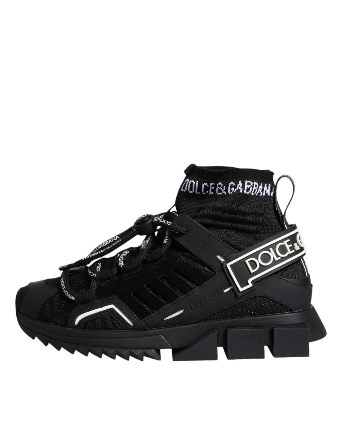 Кросівки з логотипом Dolce &amp; Gabbana Black Sorrento Socks