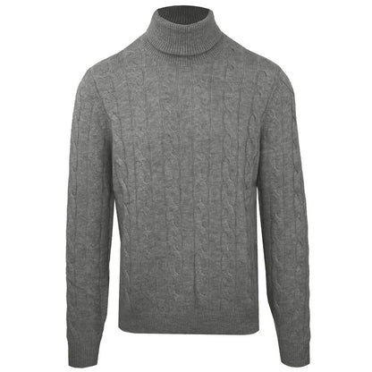 Вовняний чоловічий светр з горлом Malo Grey