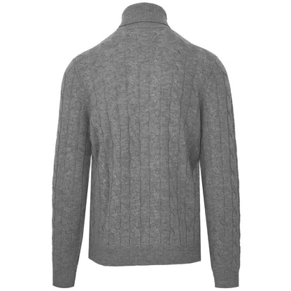 Вовняний чоловічий светр з горлом Malo Grey