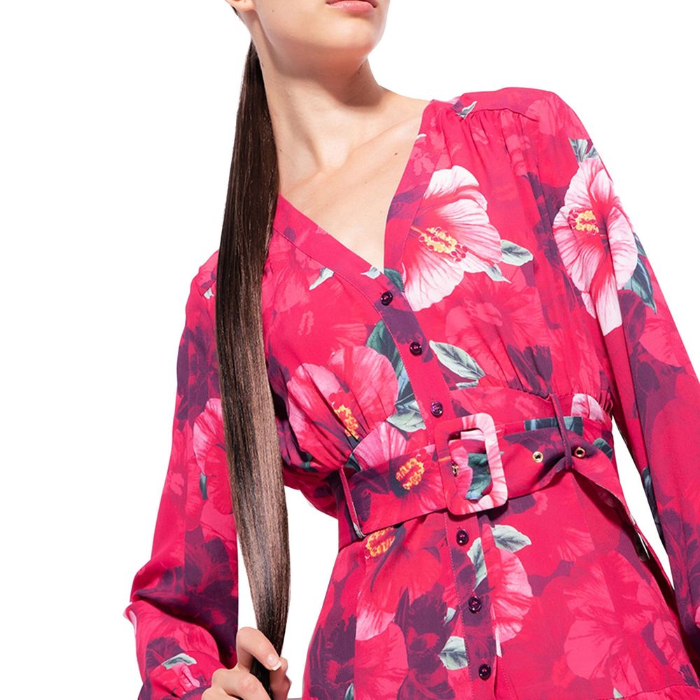Сукня з віскози кольору фуксії PINKO