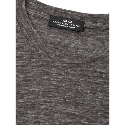 Сіра вовняна футболка Corneliani