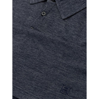 Синя вовняна сорочка поло Corneliani