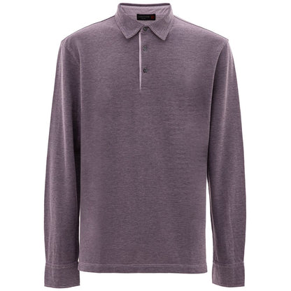 Бавовняна сорочка-поло Corneliani Purple