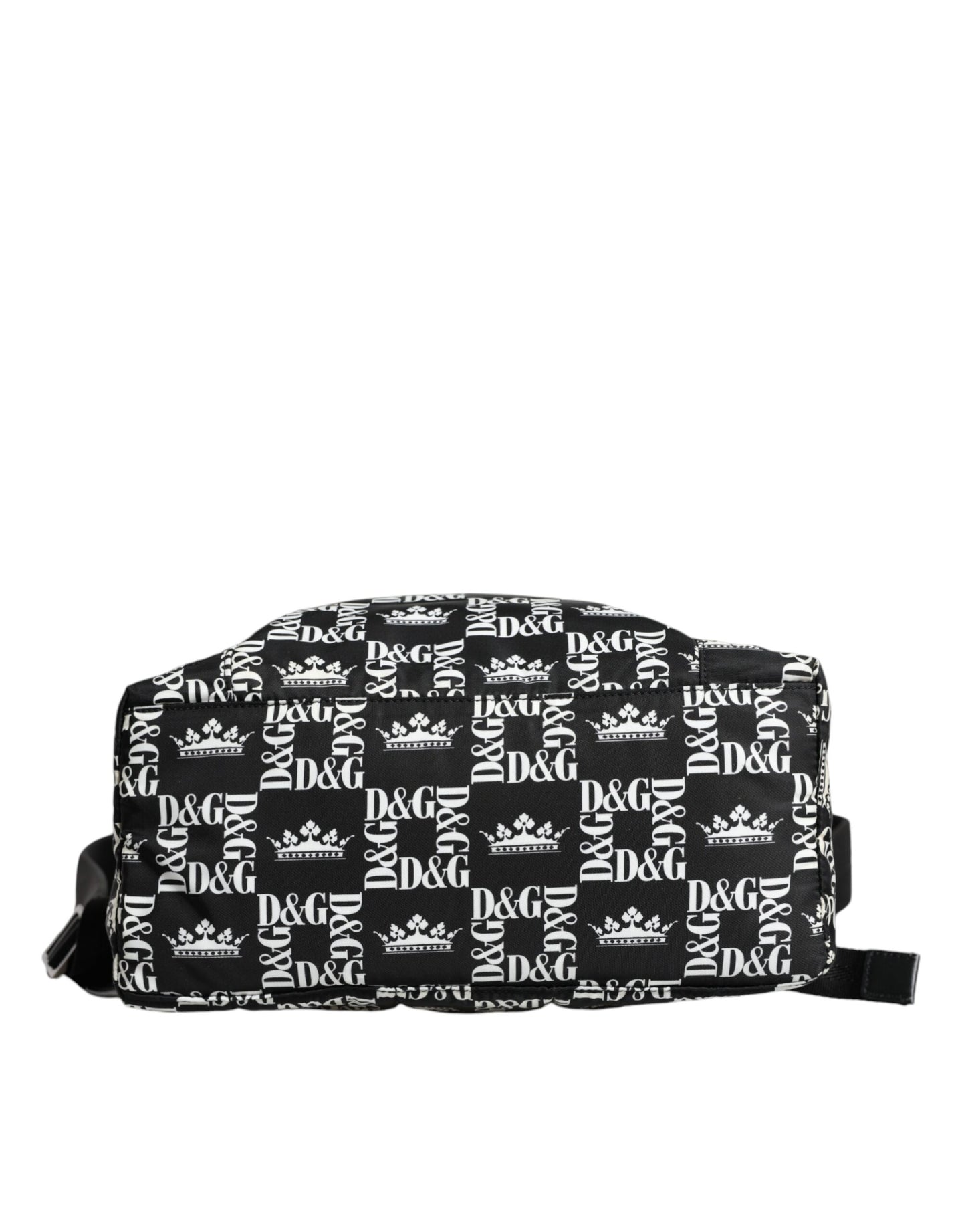 Нейлонова сумка-рюкзак Dolce &amp; Gabbana Black White DG Crown Logo