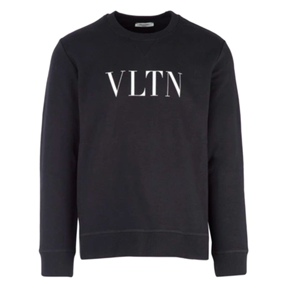 Чорний бавовняний светр Valentino