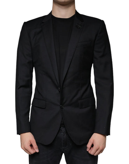 Однобортний піджак Dolce &amp; Gabbana Black MARTINI Bee