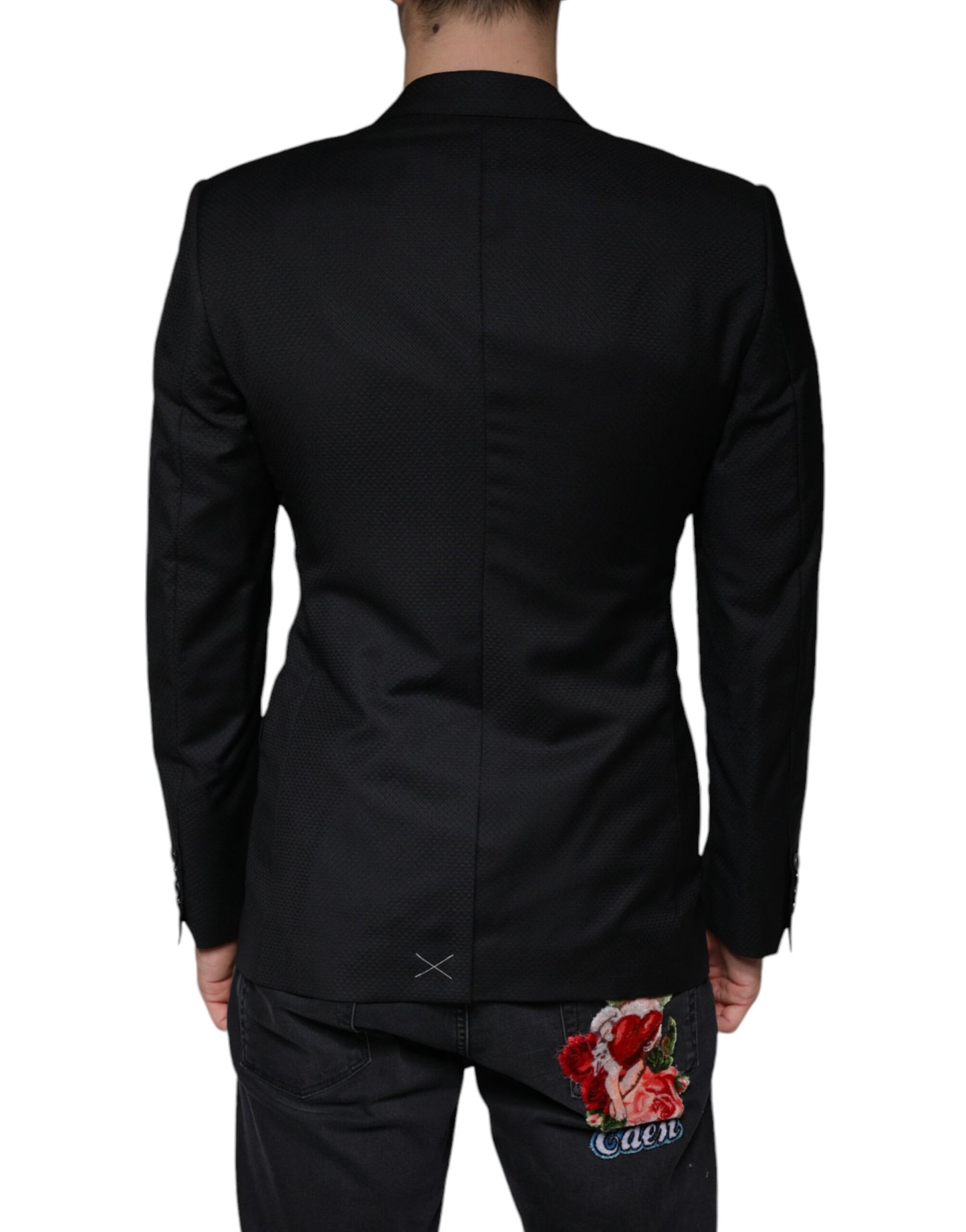 Однобортний піджак Dolce &amp; Gabbana Black MARTINI Bee