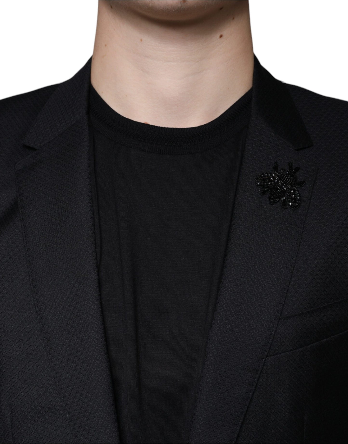 Однобортний піджак Dolce &amp; Gabbana Black MARTINI Bee