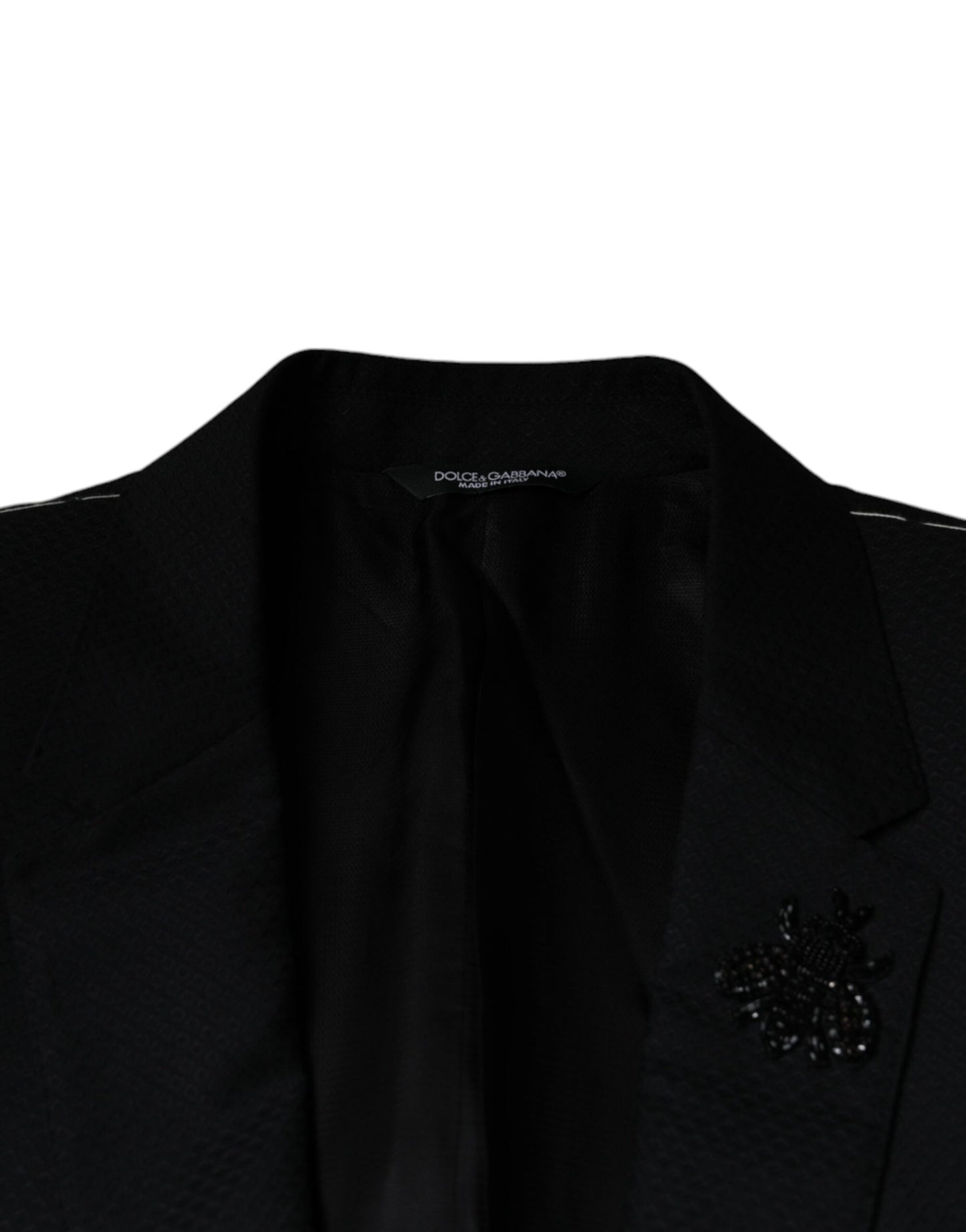 Однобортний піджак Dolce &amp; Gabbana Black MARTINI Bee