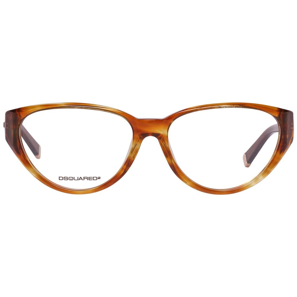 Коричневі пластикові рамки Dsquared²