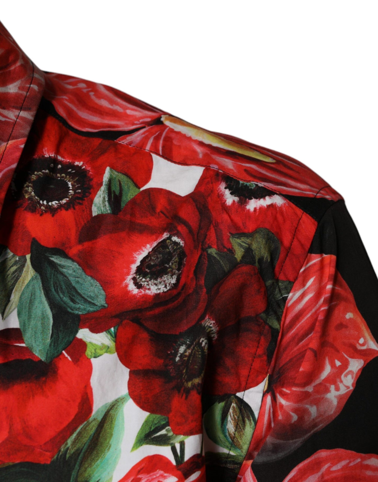 Багатобарвна повсякденна сорочка Dolce &amp; Gabbana Anemone на гудзиках