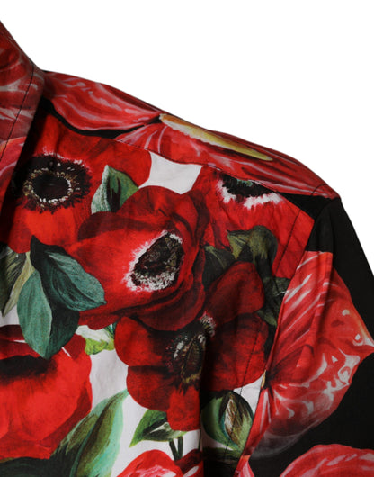 Багатобарвна повсякденна сорочка Dolce &amp; Gabbana Anemone на гудзиках