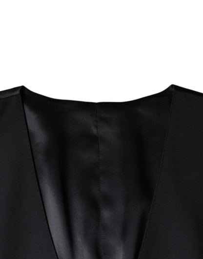 Dolce &amp; Gabbana. Чорна вовняна жилетка. Урочистий жилет