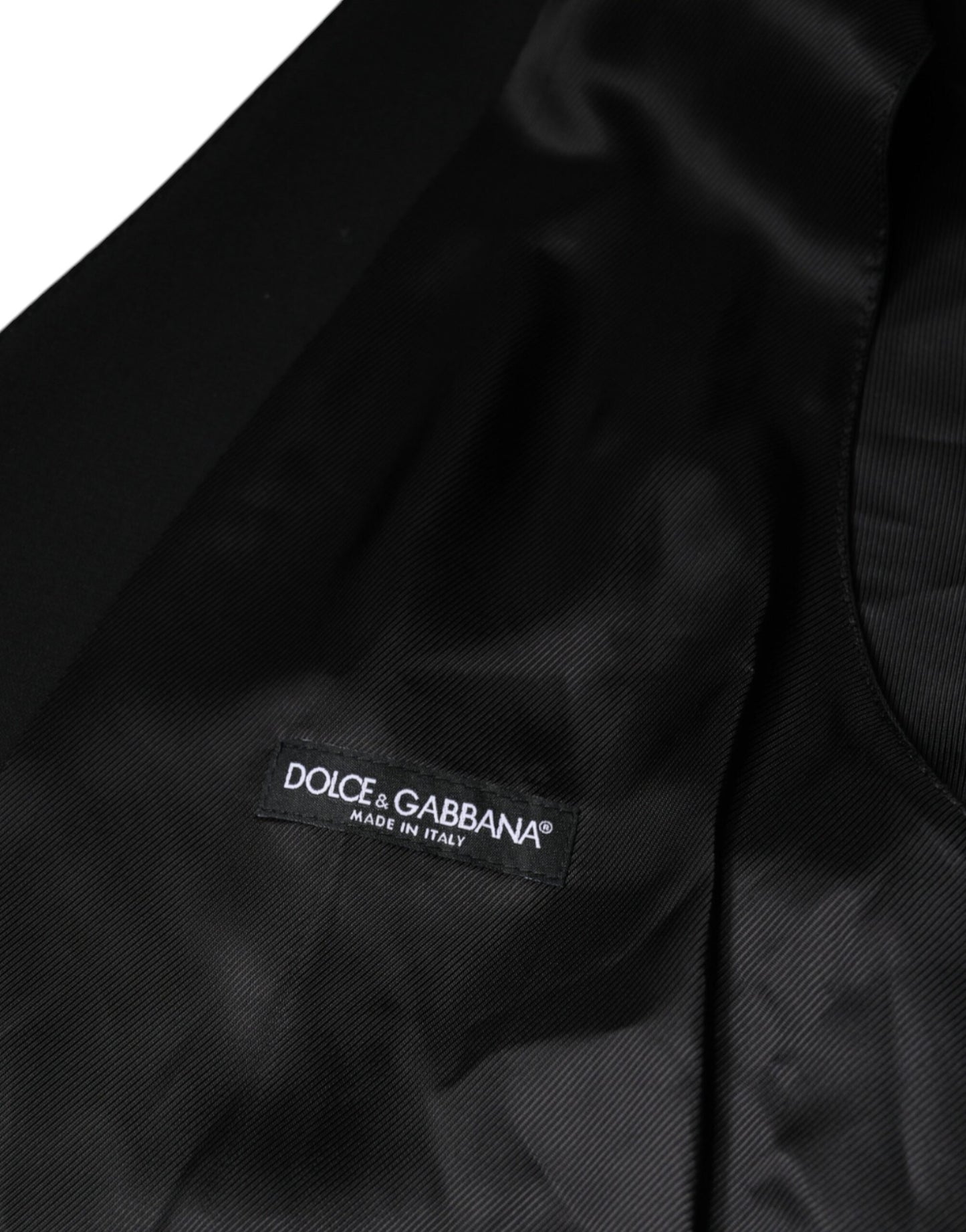 Dolce &amp; Gabbana. Чорна вовняна офіційна сукня. Чоловіча жилетка