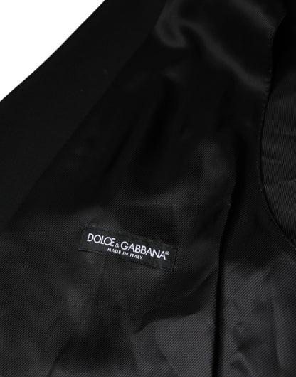 Dolce &amp; Gabbana. Чорна вовняна офіційна сукня. Чоловіча жилетка