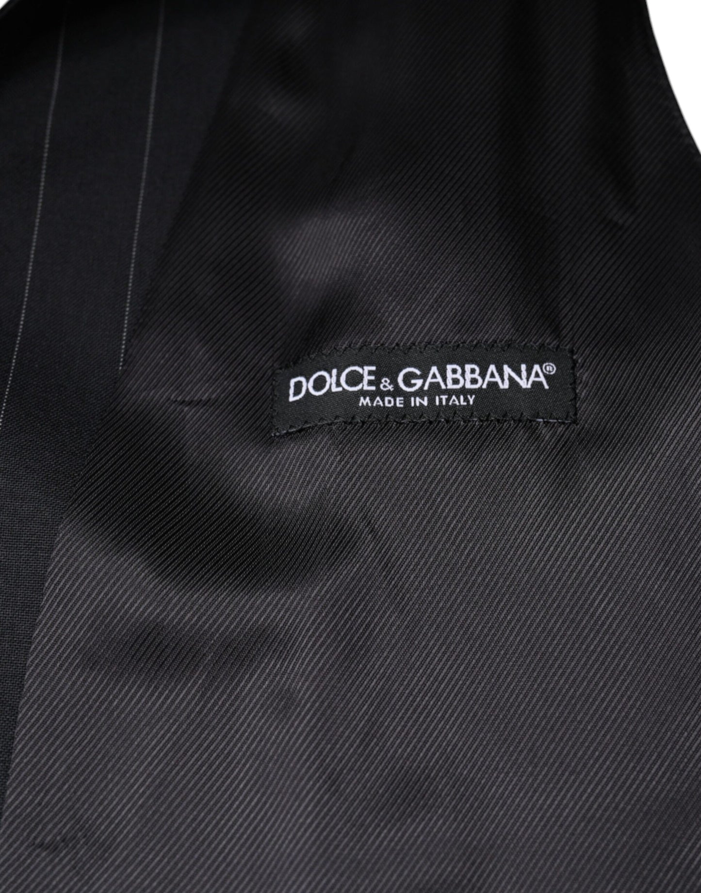 Dolce &amp; Gabbana, чорний шкіряний жилет, урочистий жилет