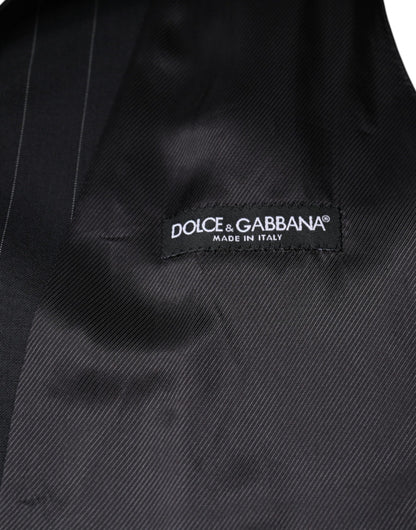 Dolce &amp; Gabbana, чорний шкіряний жилет, урочистий жилет