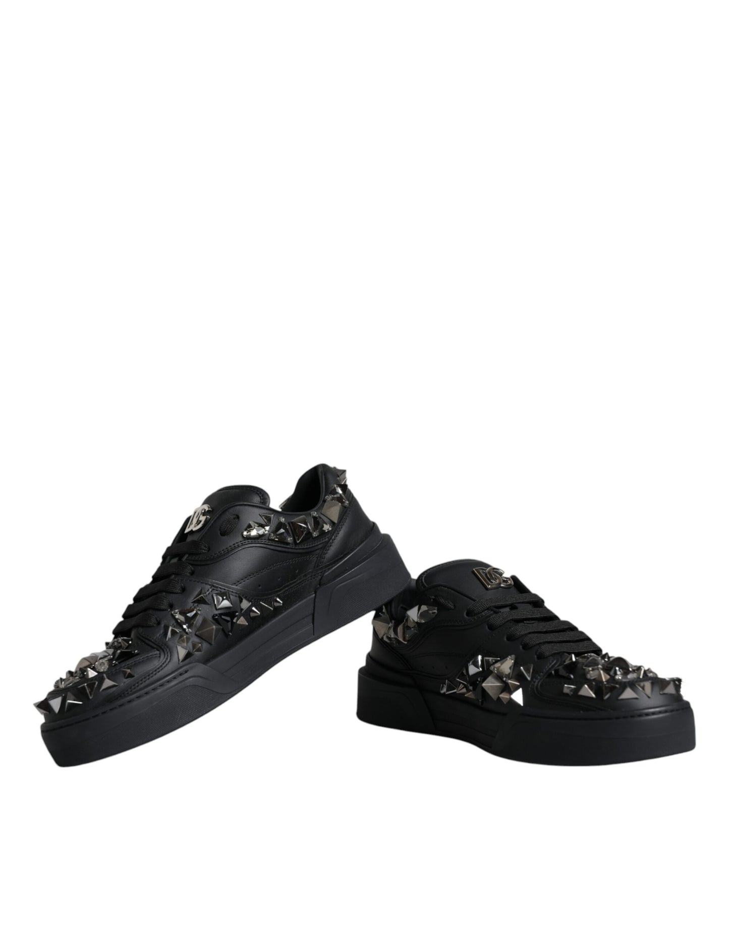 Чорні чоловічі кросівки Dolce &amp; Gabbana з шипами