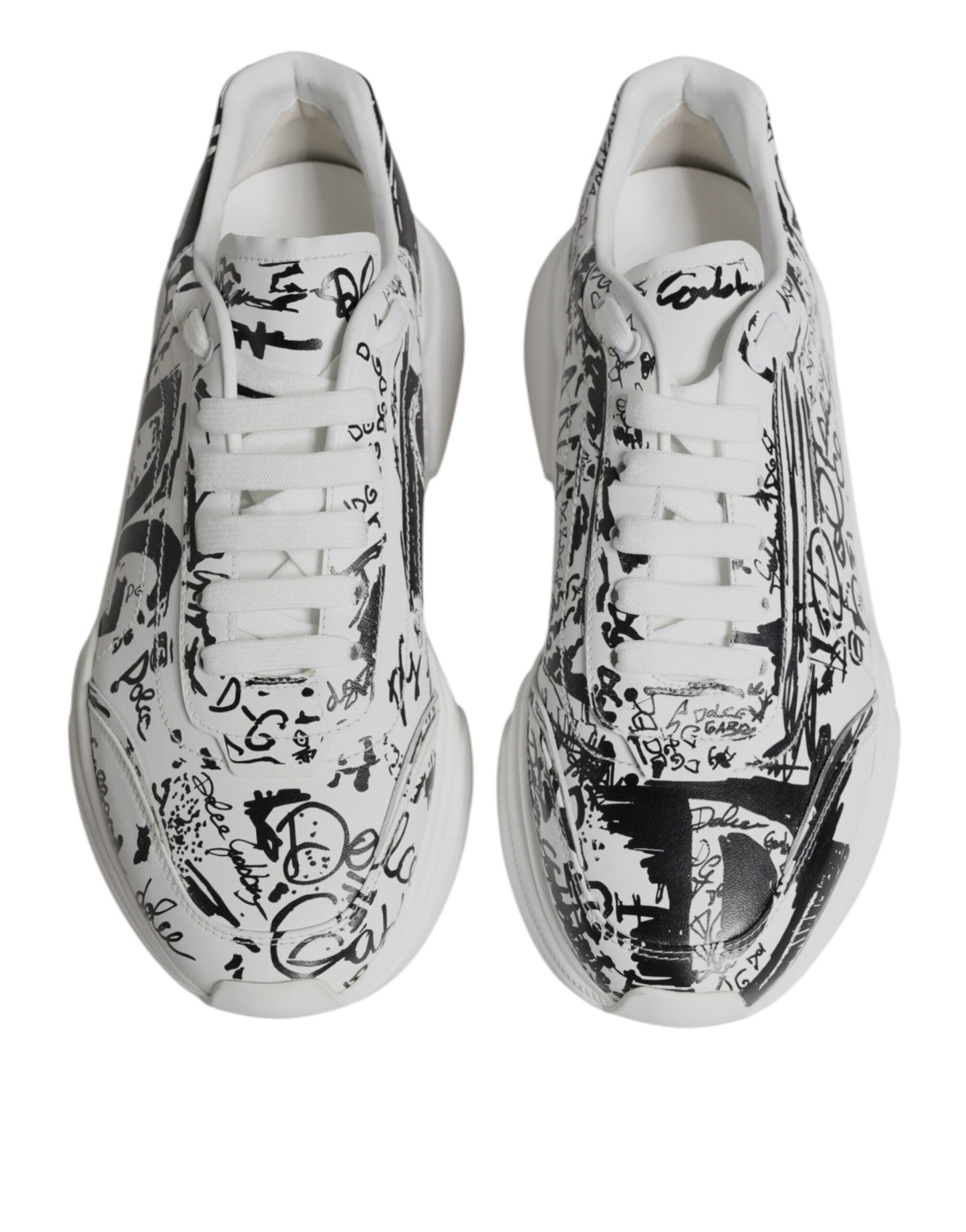 Кросівки Dolce &amp; Gabbana White Black Graffiti Daymaster