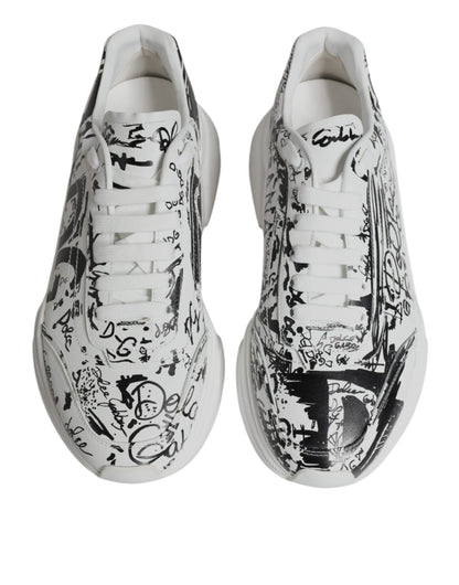 Кросівки Dolce &amp; Gabbana White Black Graffiti Daymaster
