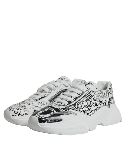 Кросівки Dolce &amp; Gabbana White Black Graffiti Daymaster